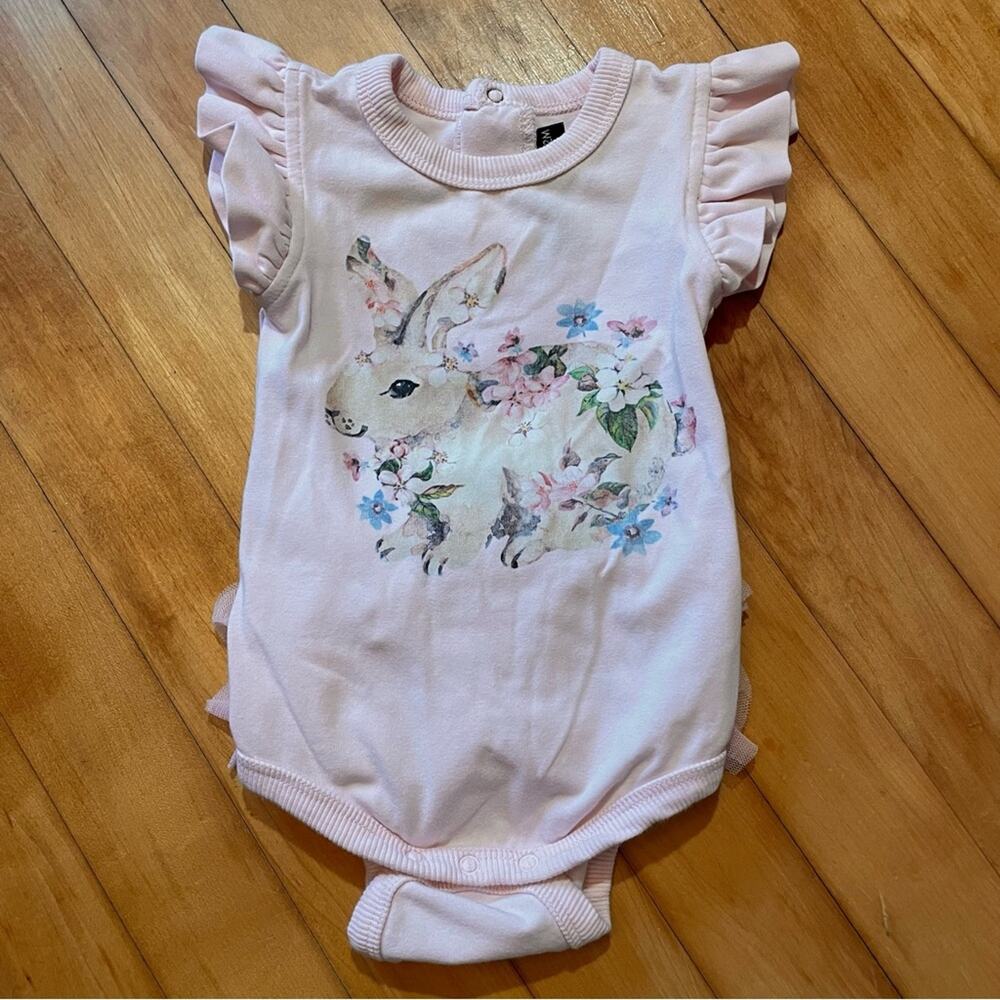 Rock Your Baby Pink Bunny One Piece 6/12m